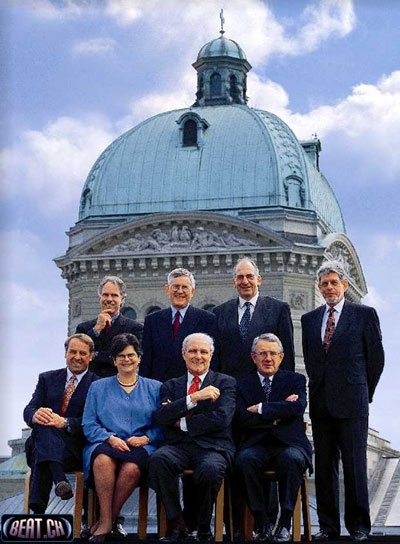 Bundesrat 1998 April bis Dezember - Bundespräsident: Flavio Cotti